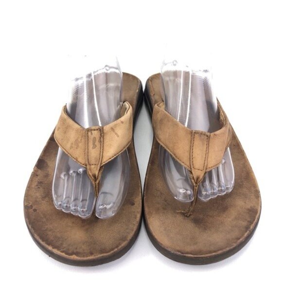 Chaco Brown Leather Playa Sandals Mens 11 main image 4